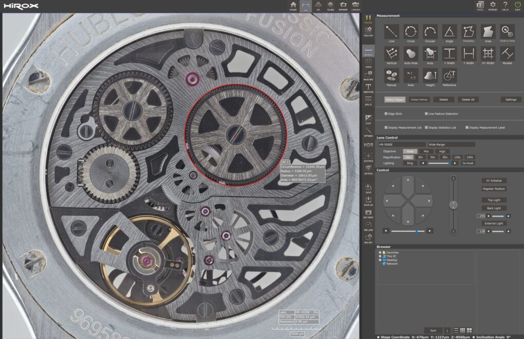 Screenshot software Hirox